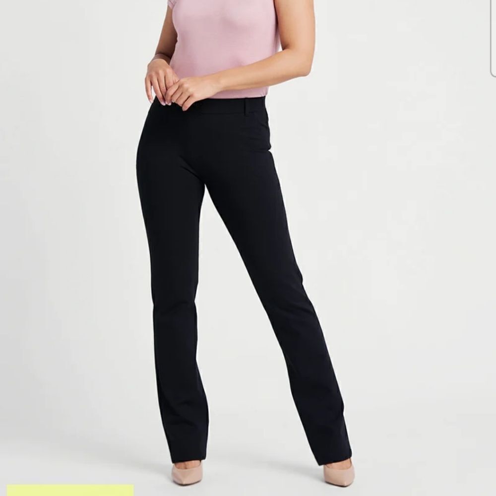 Betabrand Straight Leg‎ Classic Dress Yoga Pant Size Small Petite